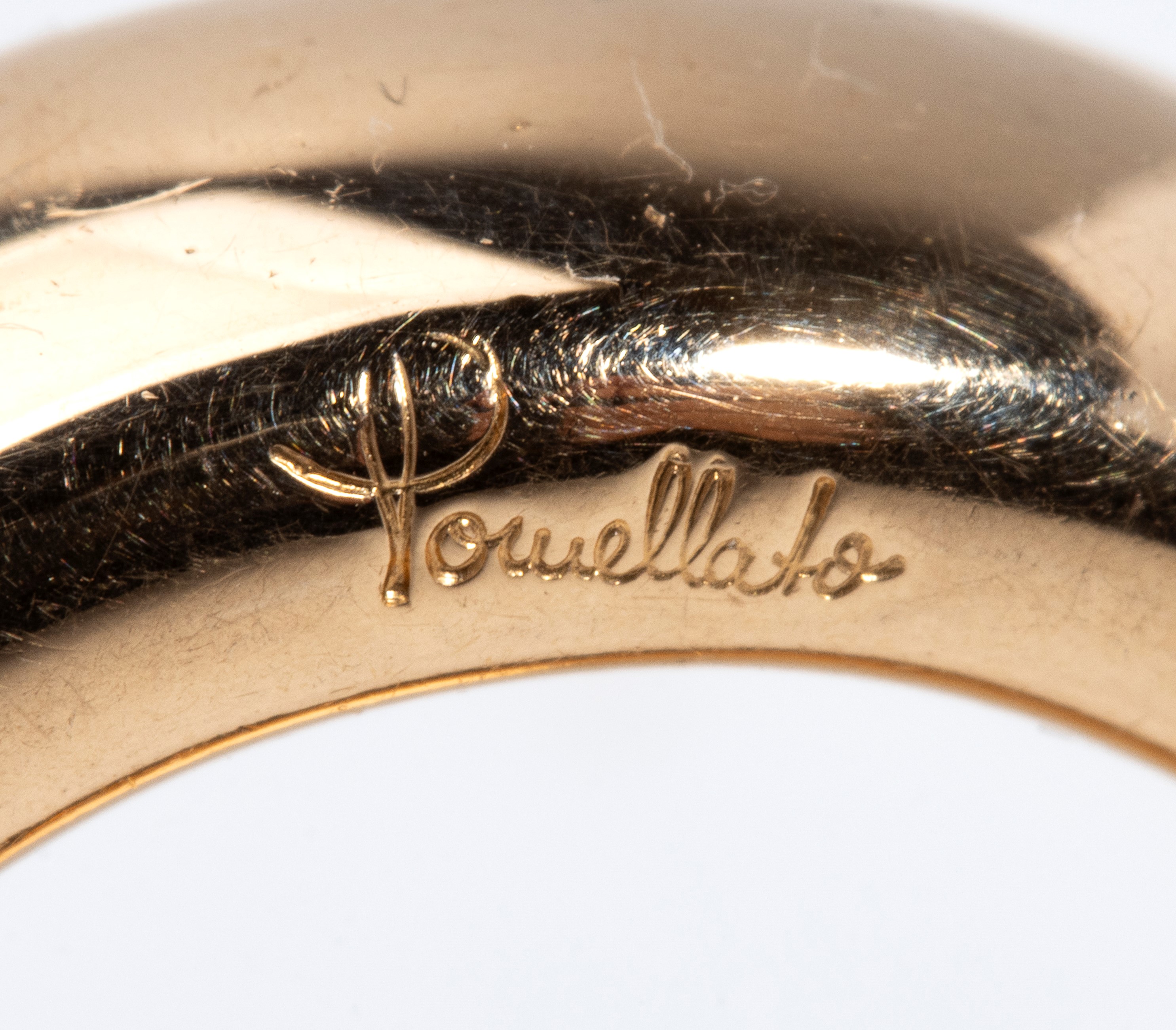 Anello a fascia in oro