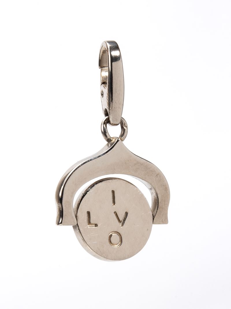 Pendente girevole in oro