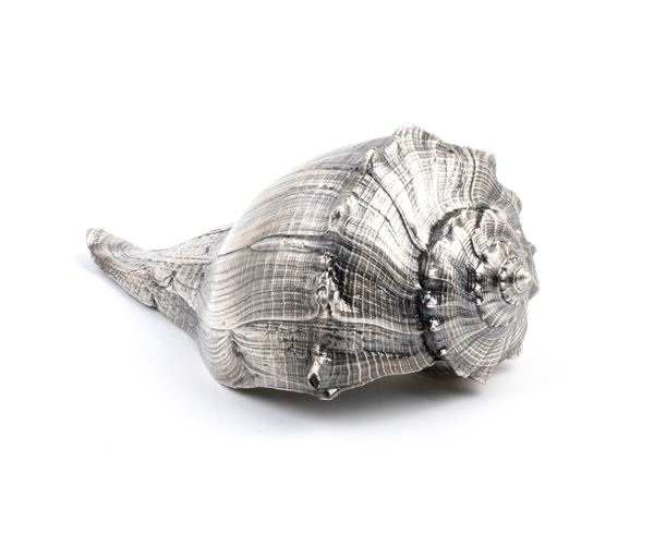 MARIO BUCCELLATI - Buccellati: Conchiglia naturale ricoperta in argento