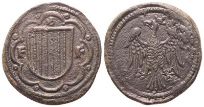 Sicilia (periodo aragonese), Peso monetale per pierreale d’argento, Æ