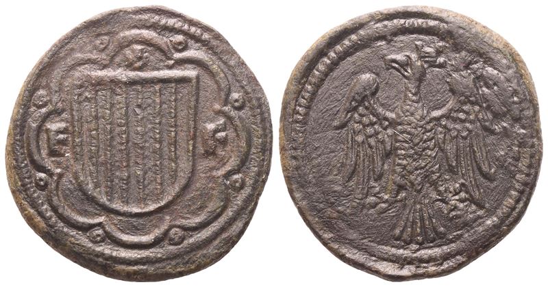 Sicilia (periodo aragonese), Peso monetale per pierreale d’argento, Æ