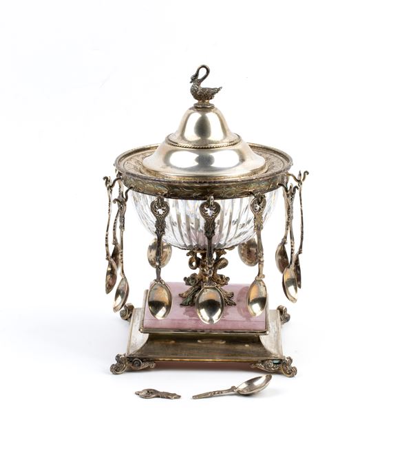 Compostiera italiana in argento