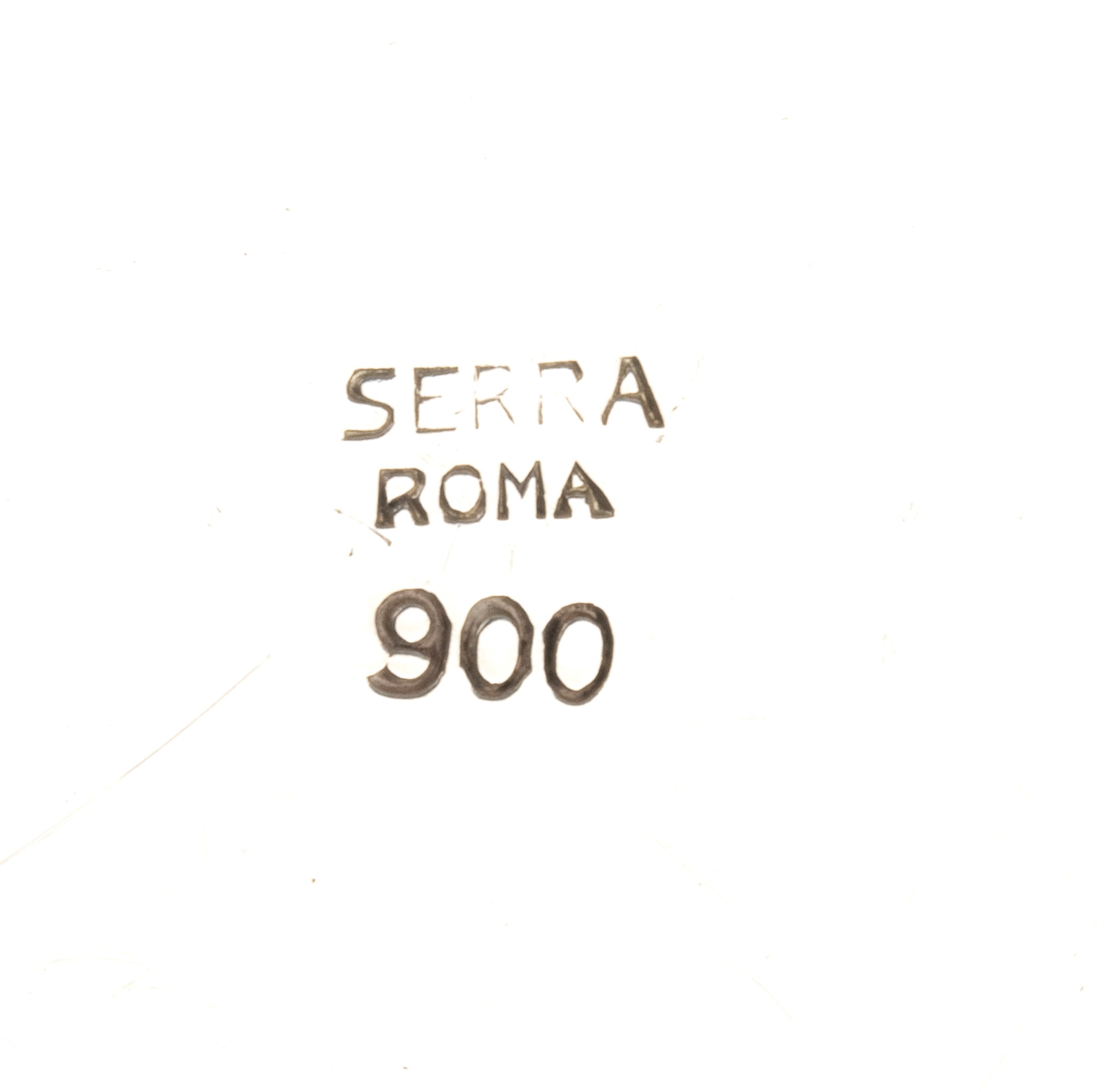 Centrotavola Art Déco italiano in argento 800/1000, punzonato “800 - SERRA - ROMA” (anni ’30 del ...