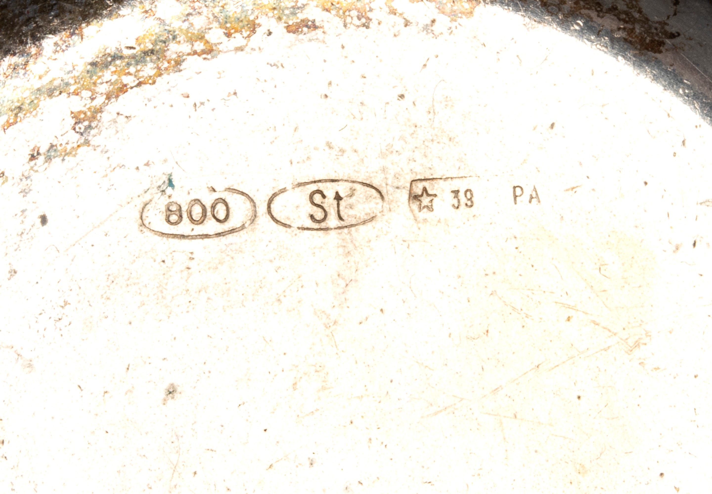 Lotto di oggetti in argento 800/1000, XX secolo