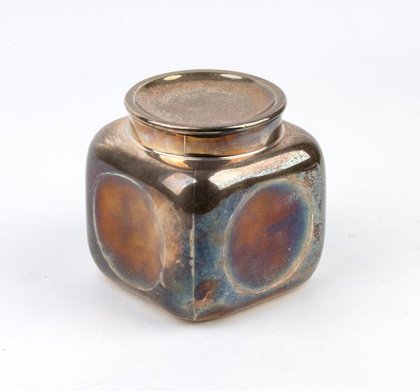 Biscottiera in argento