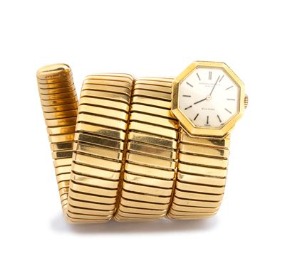 Bulgari, Vacheron Constantin, Orologio “Serpenti” Tubogas in oro 18k