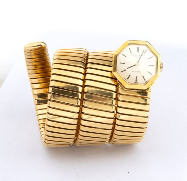 Vacheron Constantin for Bulgari Serpenti Tubogas gold wristwatch