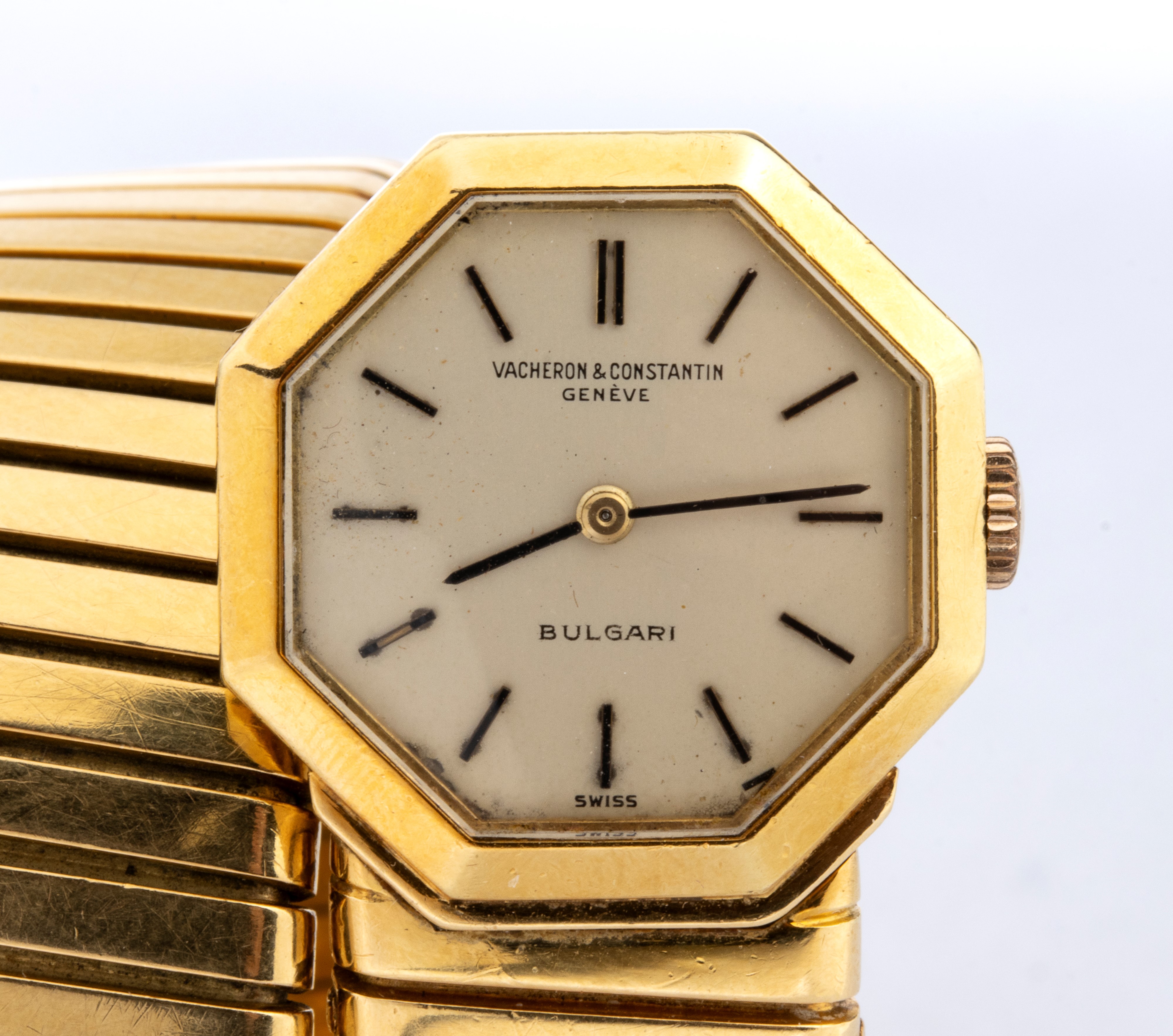 Bulgari, Vacheron Constantin, Orologio “Serpenti” Tubogas in oro 18k