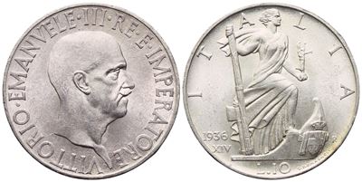Vittorio Emanuele III, 10 Lire «Impero» (Regno d'Italia), 1936