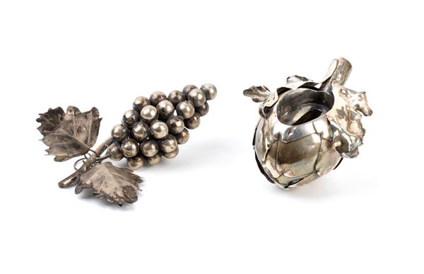 Due ortaggi in argento