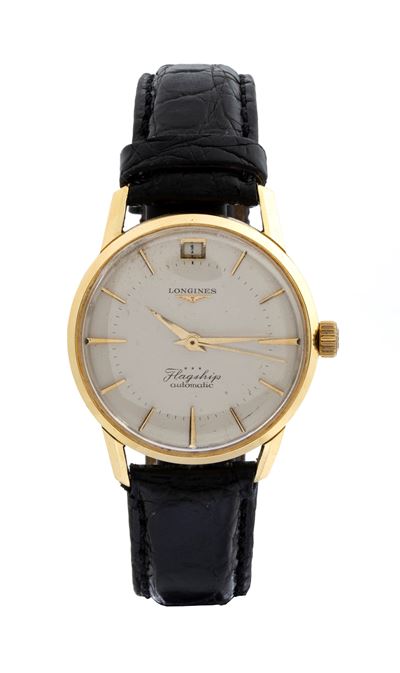 Flagship, orologio da polso in oro (anni '60) con movimento meccanico automatico