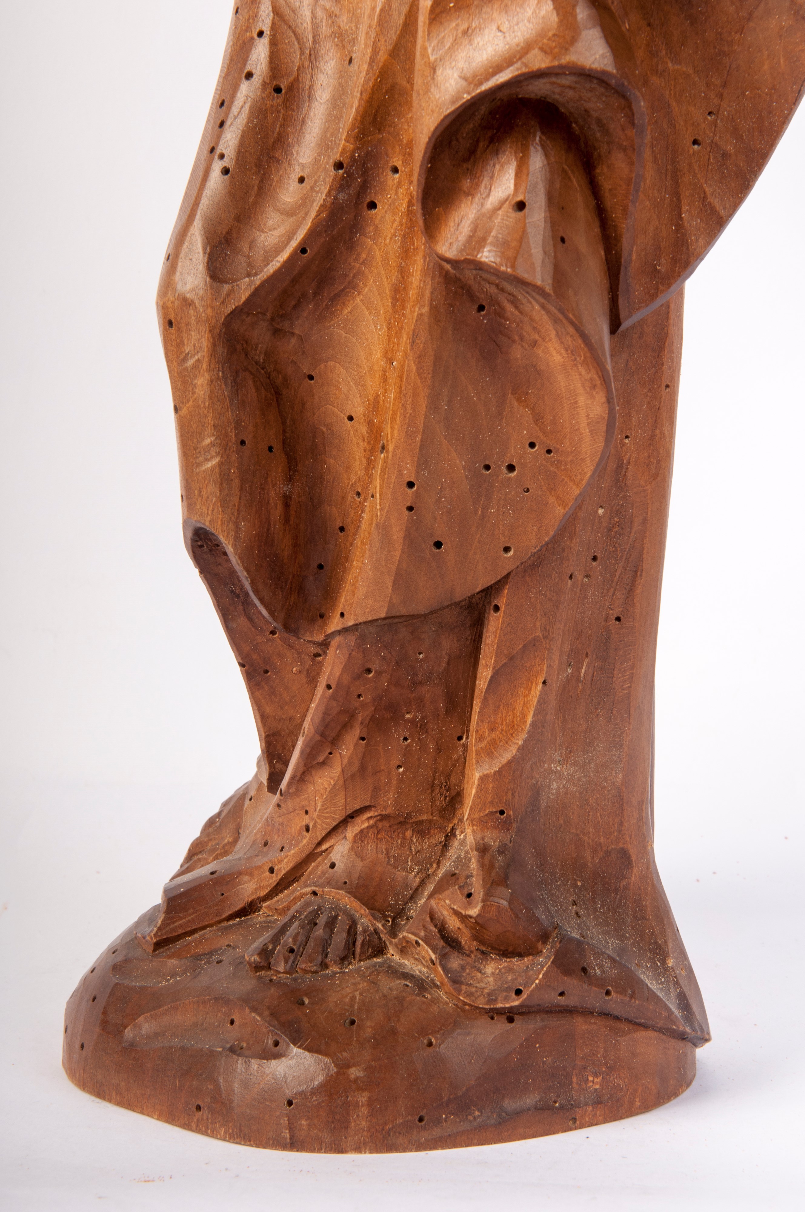 Madonna con Bambino, scultura in legno