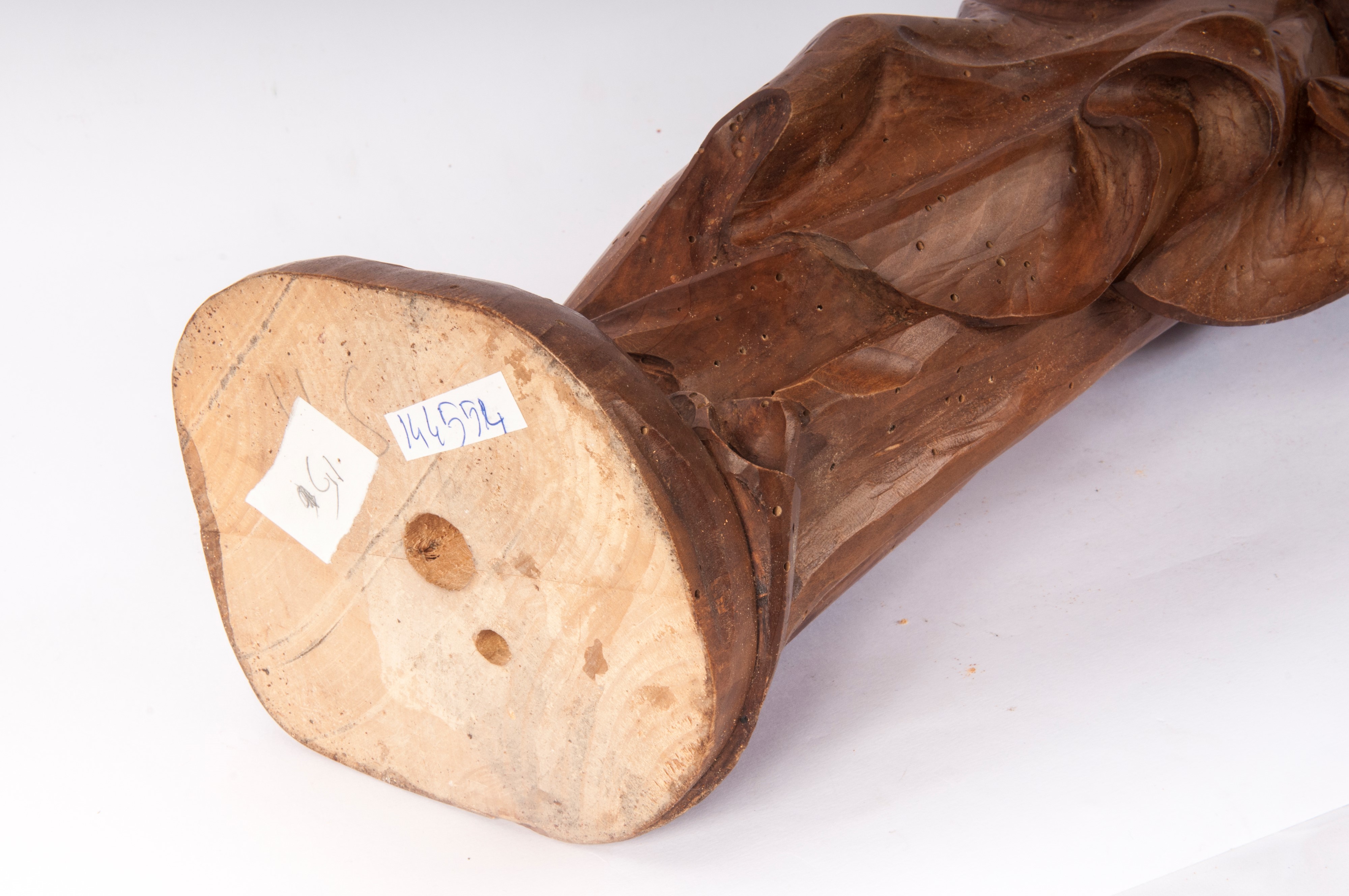 Madonna con Bambino, scultura in legno