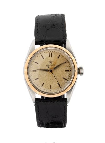 Oyster Perpetual 6085. Orologio da polso in acciaio e oro