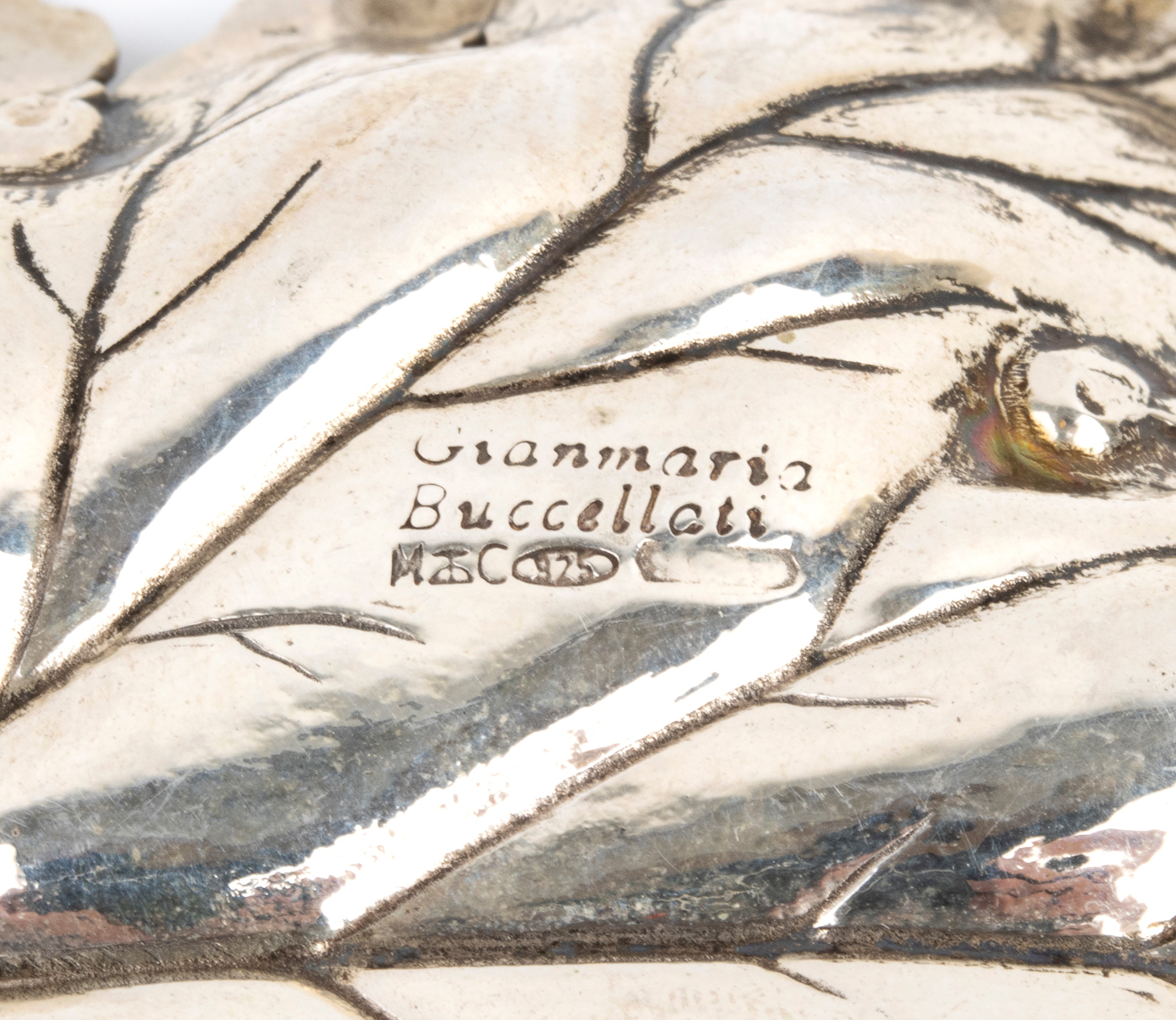 Buccellati, Collezione Natura: foglia di vite (Leaves) in argento 925, ciotola