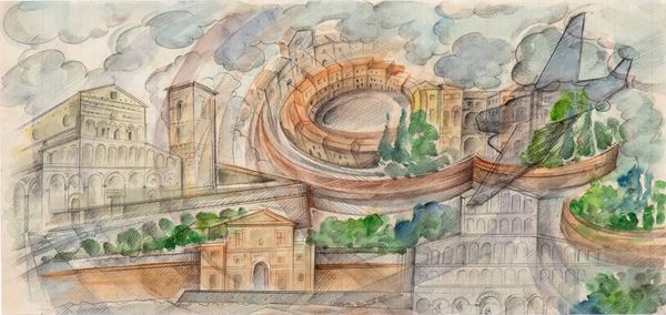 UBERTO BONETTI - Volo su Lucca