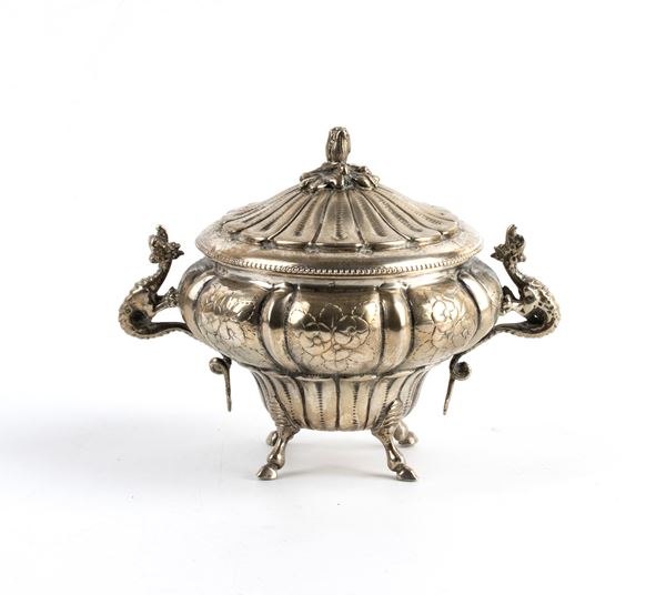 Zuccheriera italiana in argento