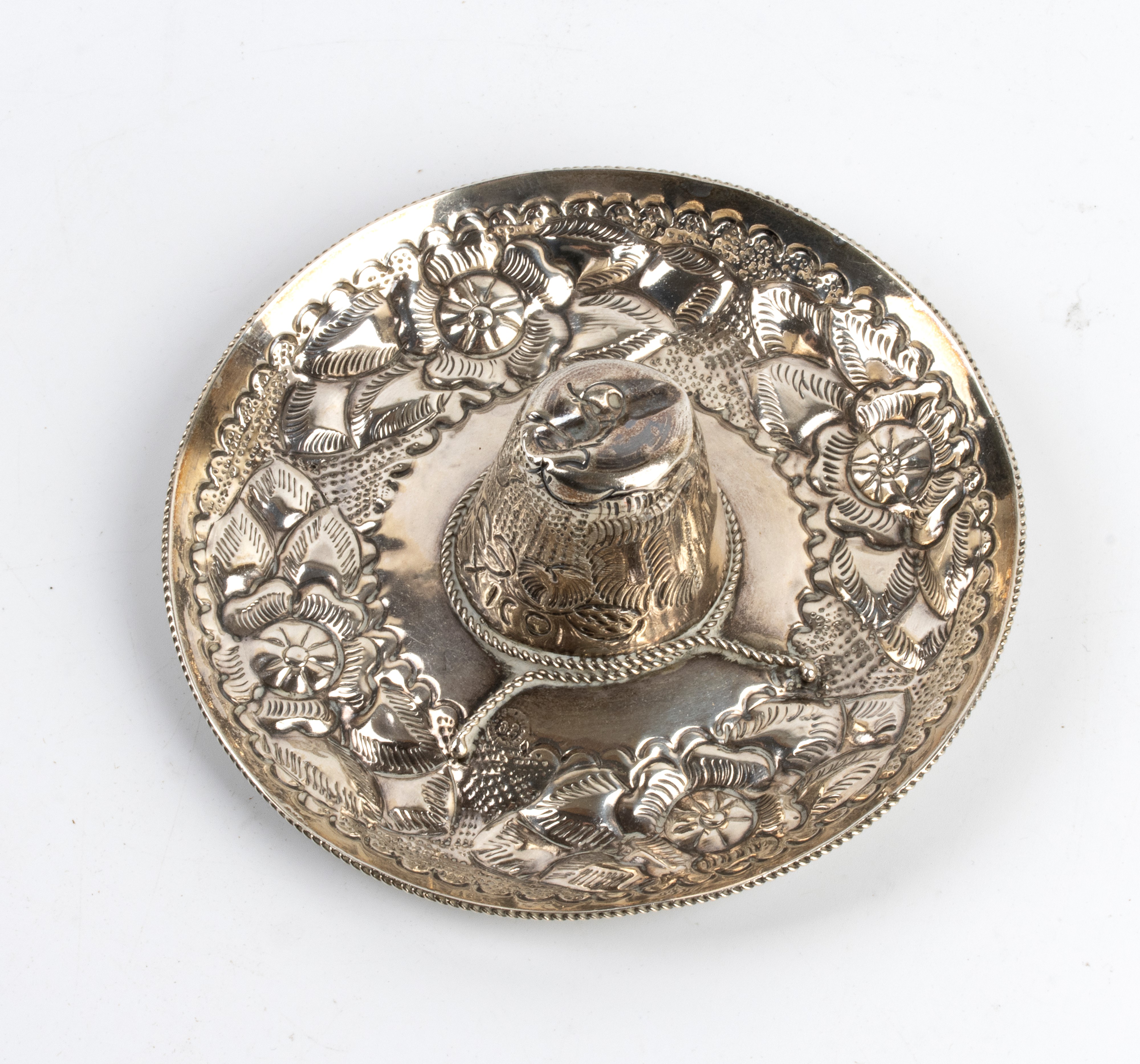 Sombrero messicano, argento 925/1000 punzonato