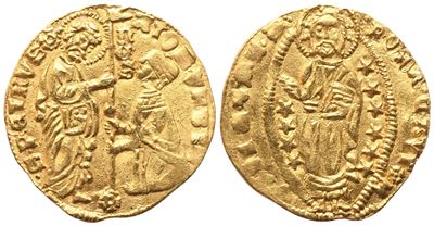 Francesco Mariani, Roma. Senato Romano, ducat; oro (Au) 3,55 g