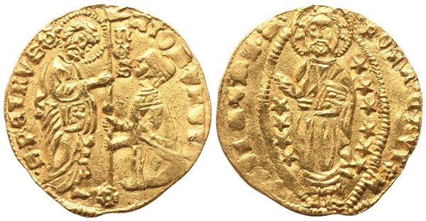 ROMA. Senato Romano (1350-1439). Ducato; Au (3,55 g; 20,3 mm)
