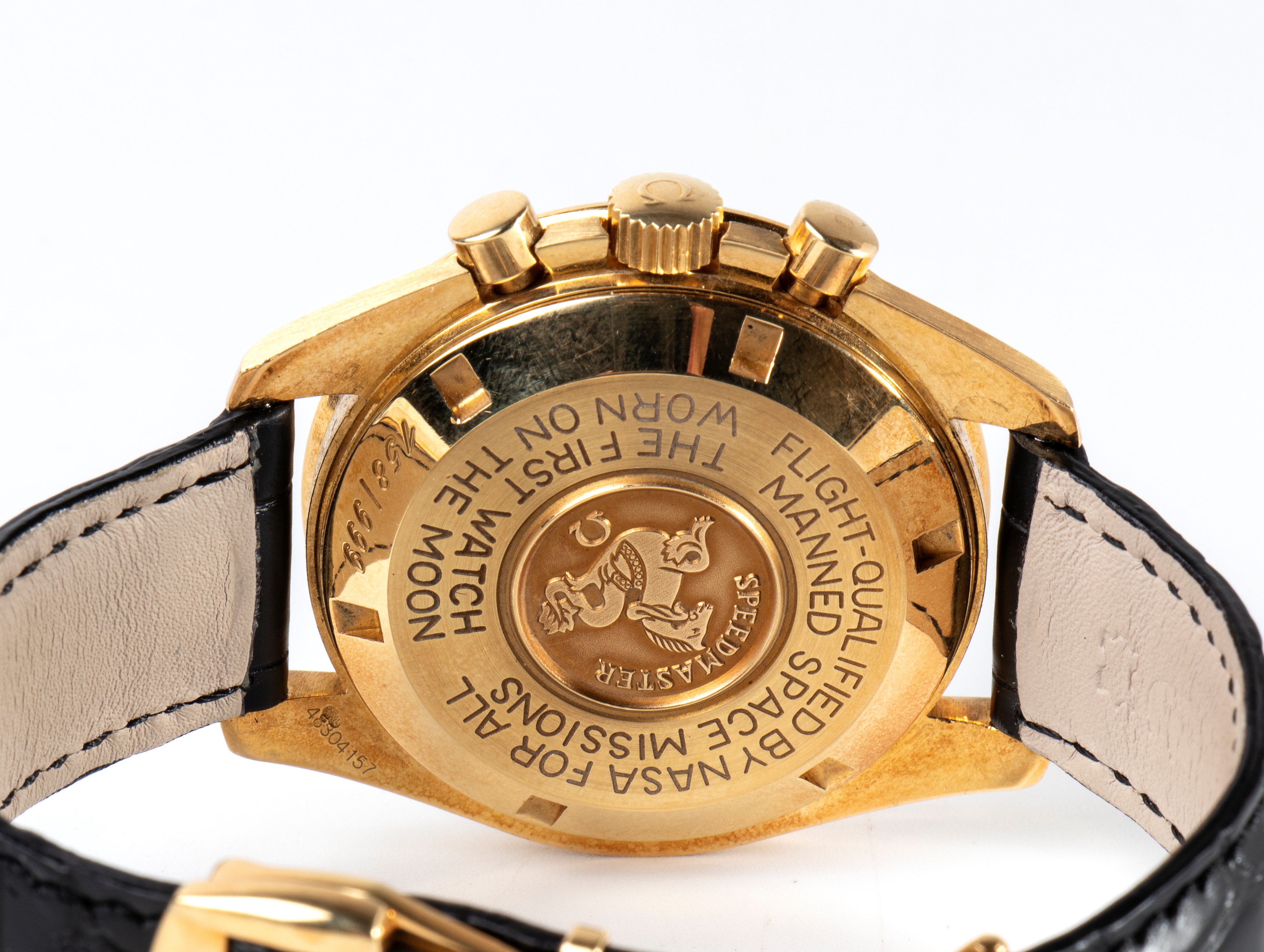 Omega - Speedmaster Professional Moon Watch, orologio da polso in oro con cronografia a carica ma...