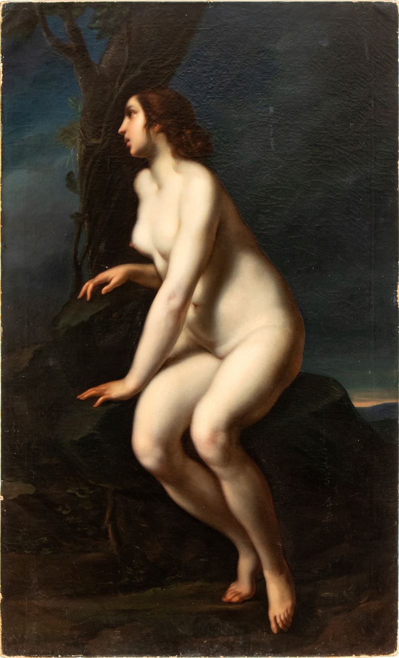 Ninfa seduta (Eva?)