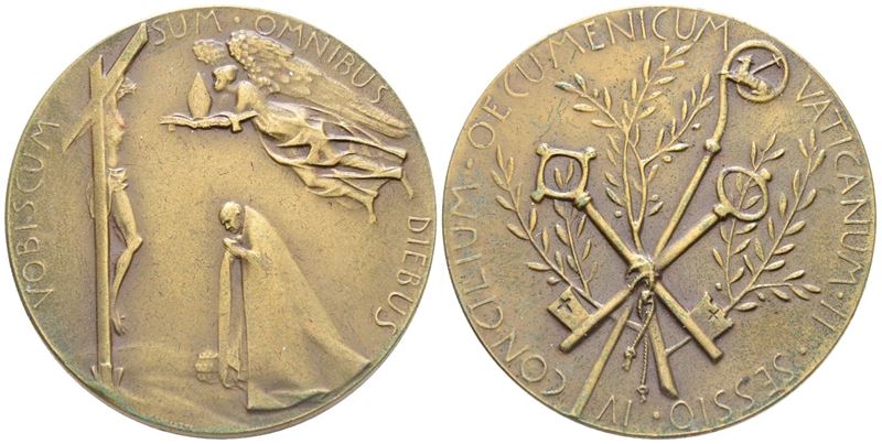 Vaticano. Paolo Vi (1963-1978). Medaglia 1965 "IV Sessione Concilio Ecumenico Vaticano II" Ae; 44...