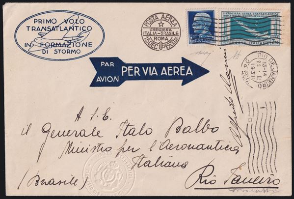 Kingdom - Postal History, Transatlantic Flight
