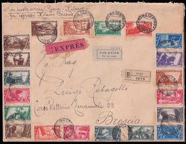Kingdom - Series ''March on Rome'' on letter.