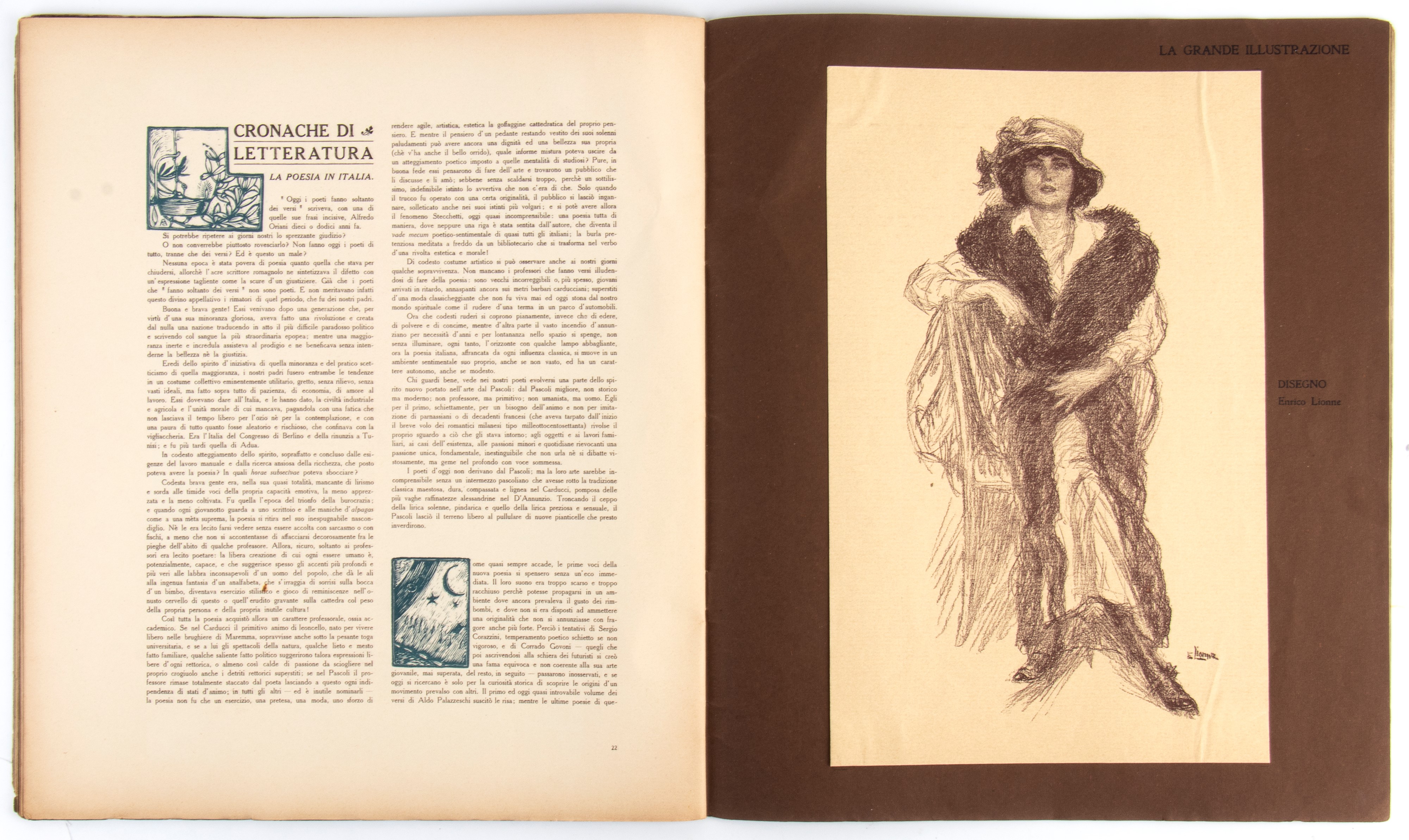 Tommaso Cascella - La Grande Illustrazione, Anno I° n° 1