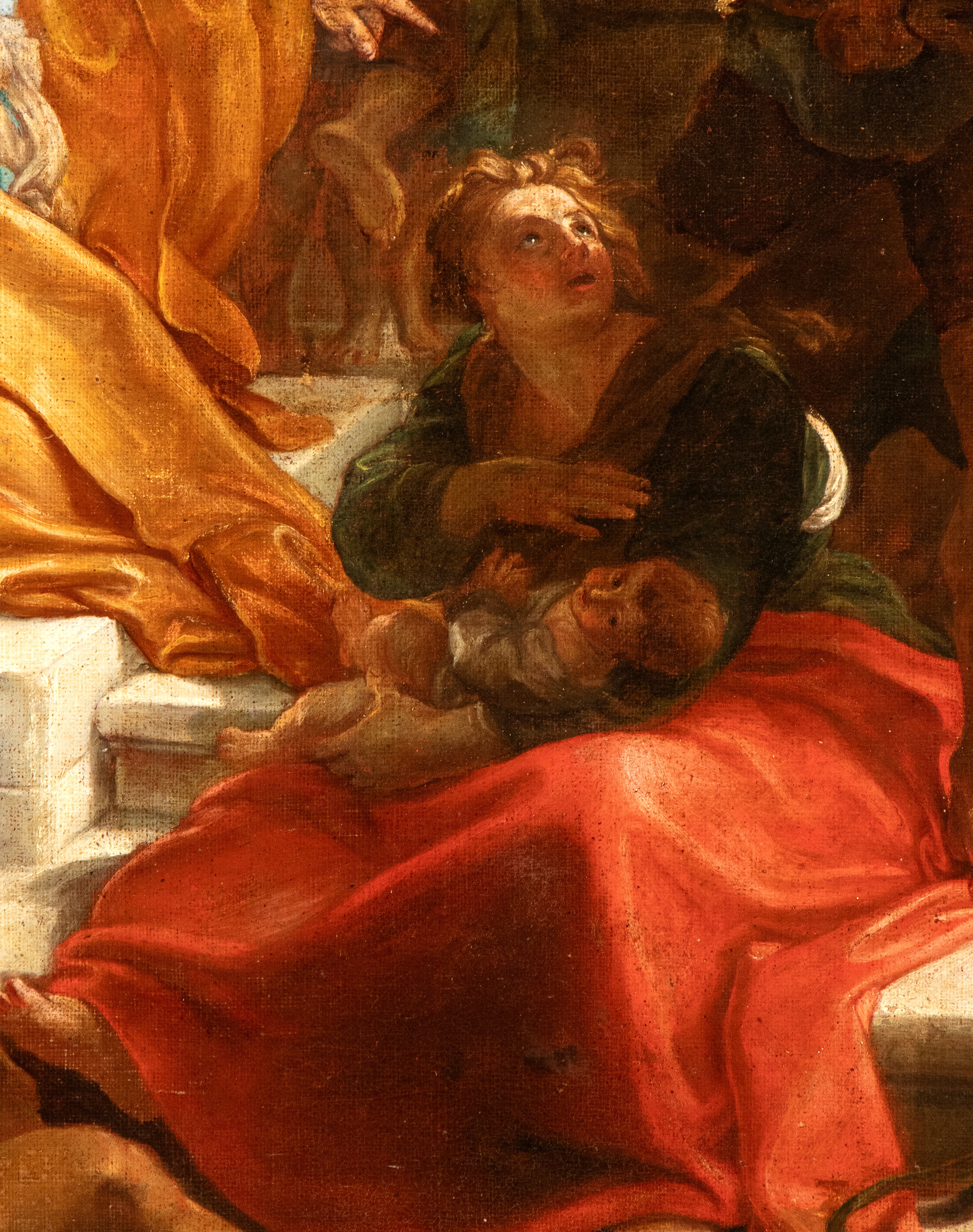 Pompeo Batoni - La caduta di Simon Mago, olio su tela