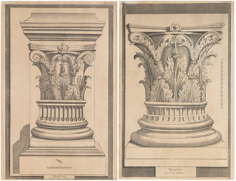 Pieter Van Der Aa - Epistylium ex Arcu Gallieni e Epistylium Arcus Veteris Castri
