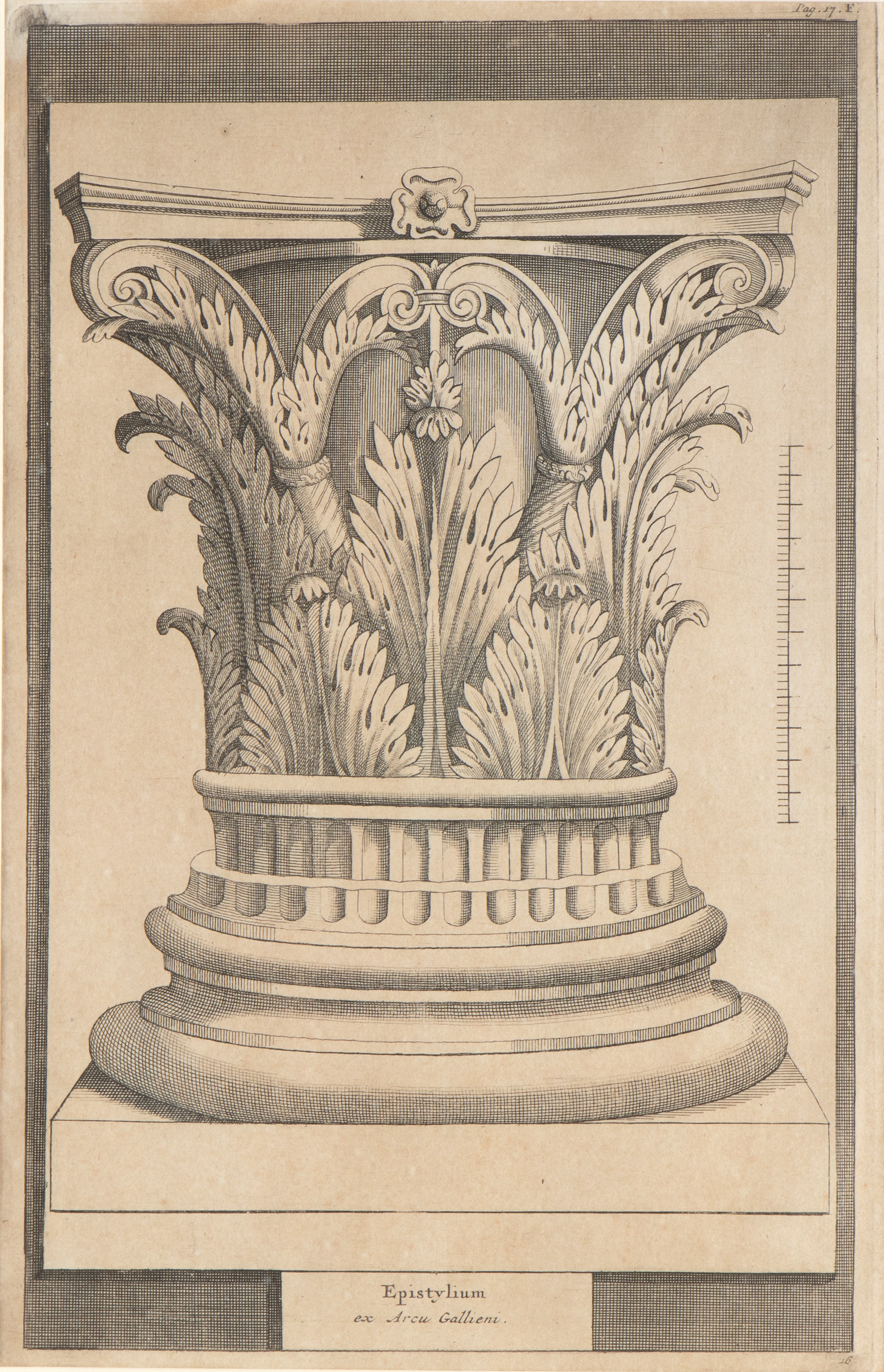 Pieter Van Der Aa - Epistylium ex Arcu Gallieni e Epistylium Arcus Veteris Castri