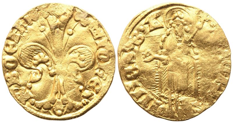 Giovanni di Lussemburgo, Giglio fiorentino e San Giovanni Battista (oro, 3,50 g)
