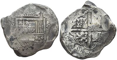 Spagna, Filippo III o Filippo IV, 8 Reales (Ag, 26,81 g; 40,6 mm)