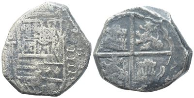Spagna, Filippo IV (?), 4 Reales, zecca di Toledo