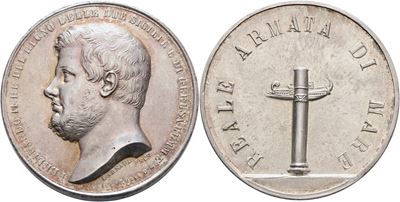 Regno delle Due Sicilie (Ferdinando II di Borbone), Medaglia per la Reale Armata di Mare (1849), ...