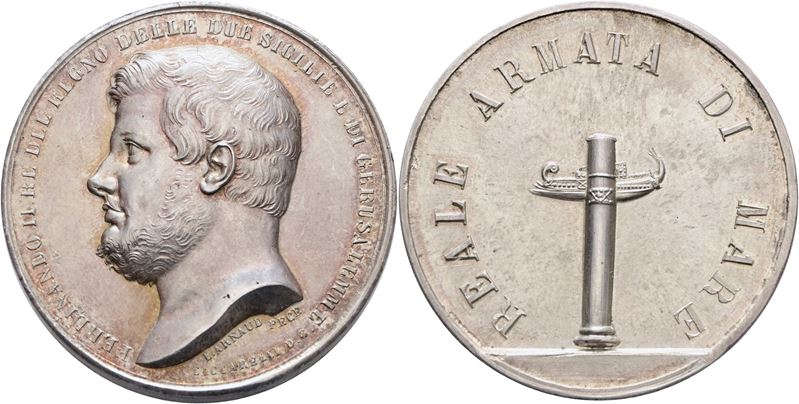 Regno delle Due Sicilie (Ferdinando II di Borbone), Medaglia per la Reale Armata di Mare (1849), ...