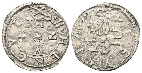STATO PONTIFICIO. Perugia. Leone X (1513-1521). Baiocco; Ag (0,39 g; 15 mm)