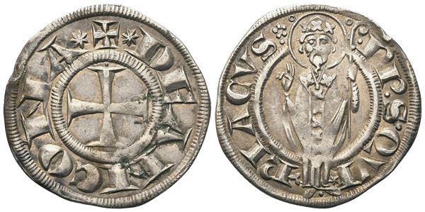 ANCONA. Repubblica (XIII-XIV secc.). Grosso agontano; Ag (2,42 g; 21,4 mm)