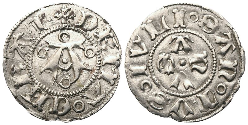 MACERATA. Autonome (XV sec.). Bolognino; Ag (0,88 g; 17,2 mm)