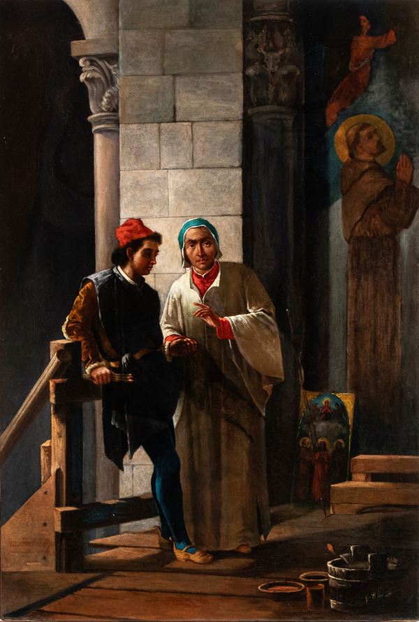 Scena con pittore e committente