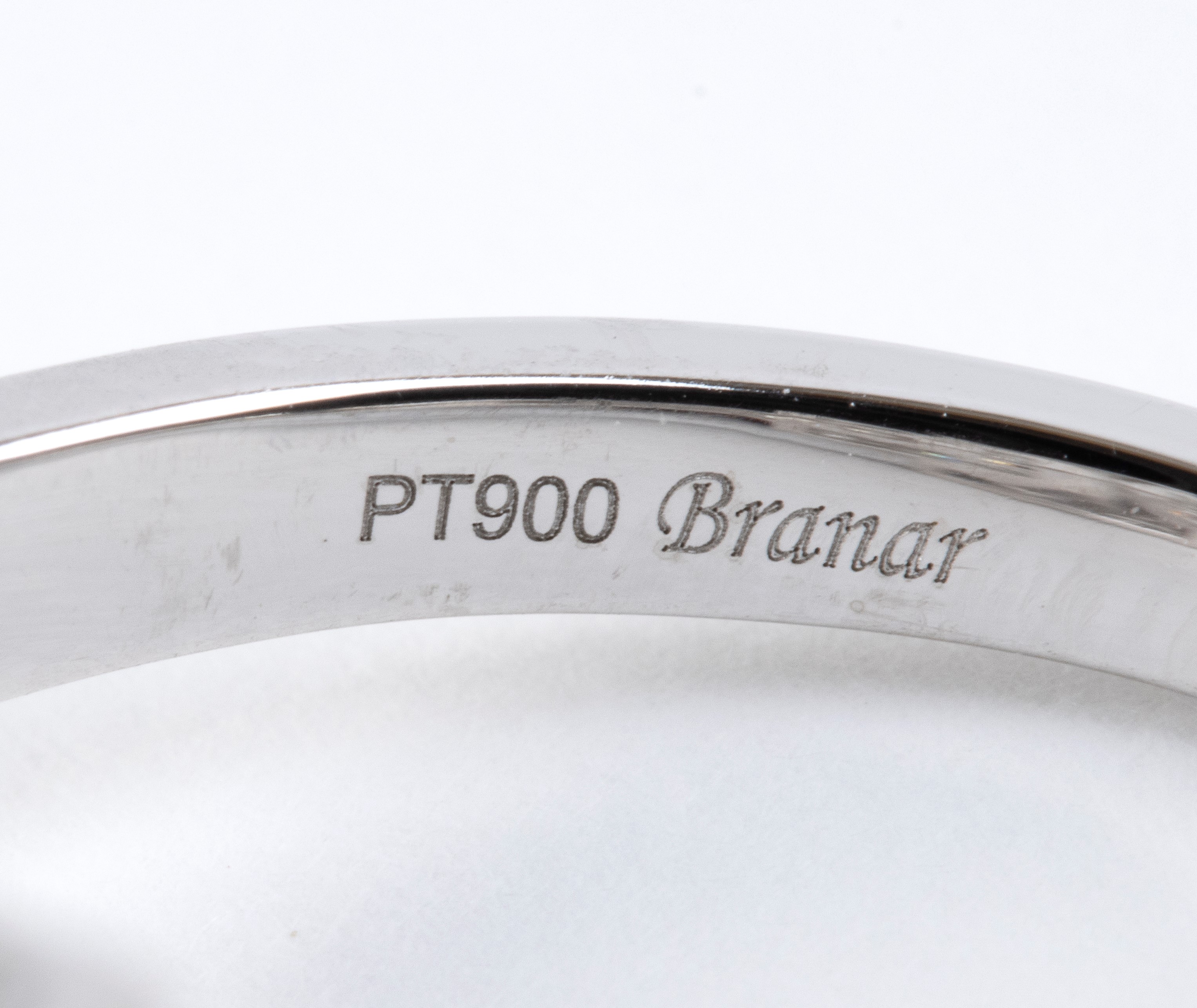 Branar Paris - Branar, Anello in stile Déco in platino con onice e diamanti