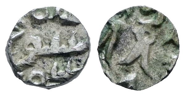 INDIA. Princely states. Fanam., XIX secolo Ag; 0,30gr: BB
