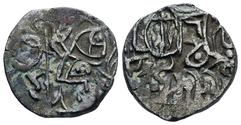 India. Kabul Shahi (850-1000). 1 Jital. Ag; 3,11gr; Gg 305. Bb
