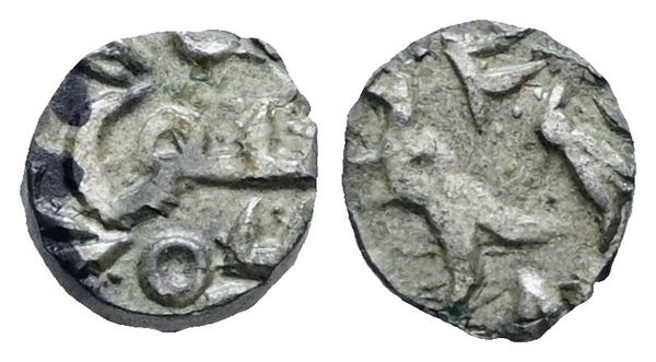 INDIA. Princely states. Fanam., XIX secolo Ag; 0,30gr: BB