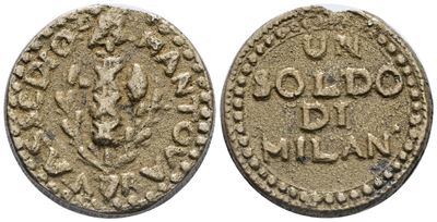 Mantova. Repubblica Cisalpina. Assedio Austro-russo (1799). Soldo Anno VII. Ae; 17,10gr; Gig.4. R...