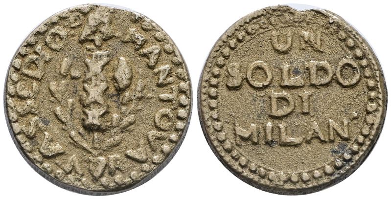 Mantova. Repubblica Cisalpina. Assedio Austro-russo (1799). Soldo Anno VII. Ae; 17,10gr; Gig.4. R...
