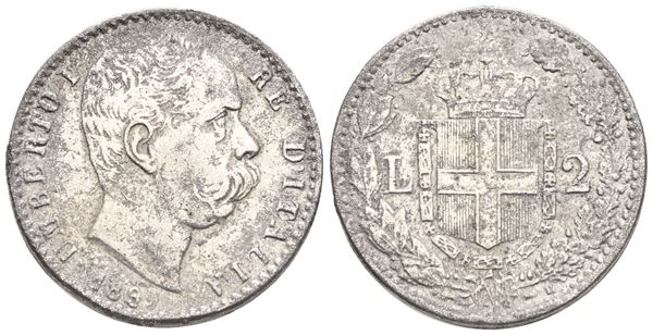 REGNO D'ITALIA. Umberto I (1878-1900). 2 lire 1899. Mb. 7,33gr. Falso d'epoca. BB
