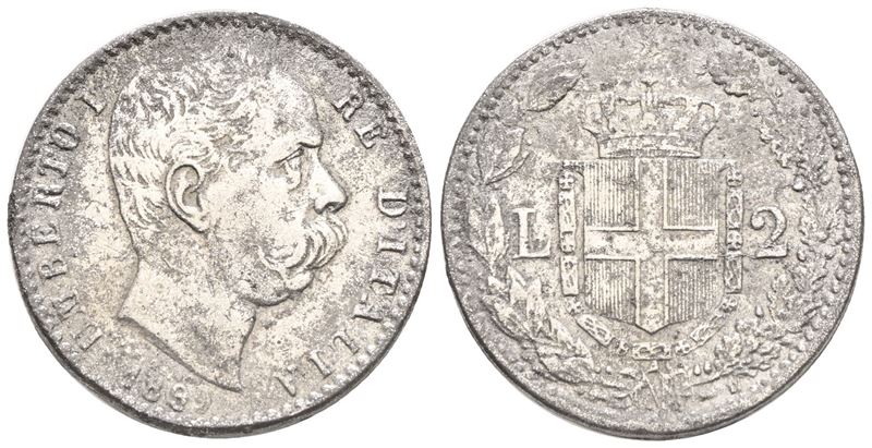 Regno D'italia. Umberto i (1878-1900). 2 Lire 1899. Mb. 7,33gr. Falso D'epoca. Bb